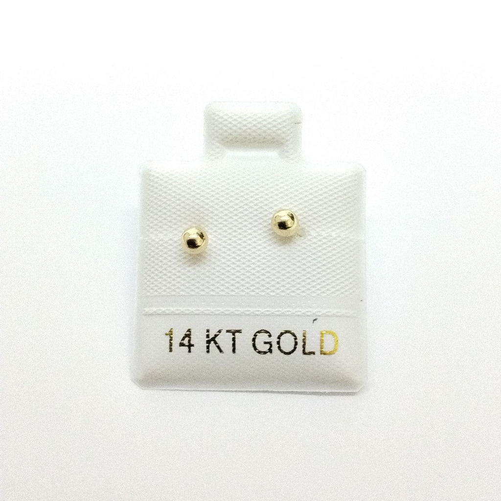 BROQUELES ORO 14K 1 (NUEVO)