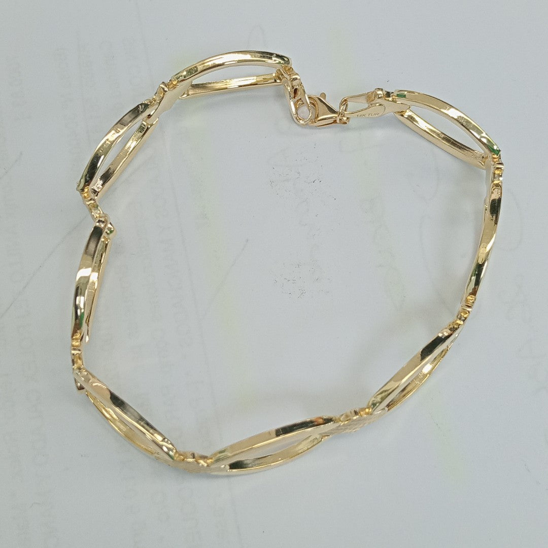 PULSERAS DAMA ORO 14K 7.7 (NUEVO)