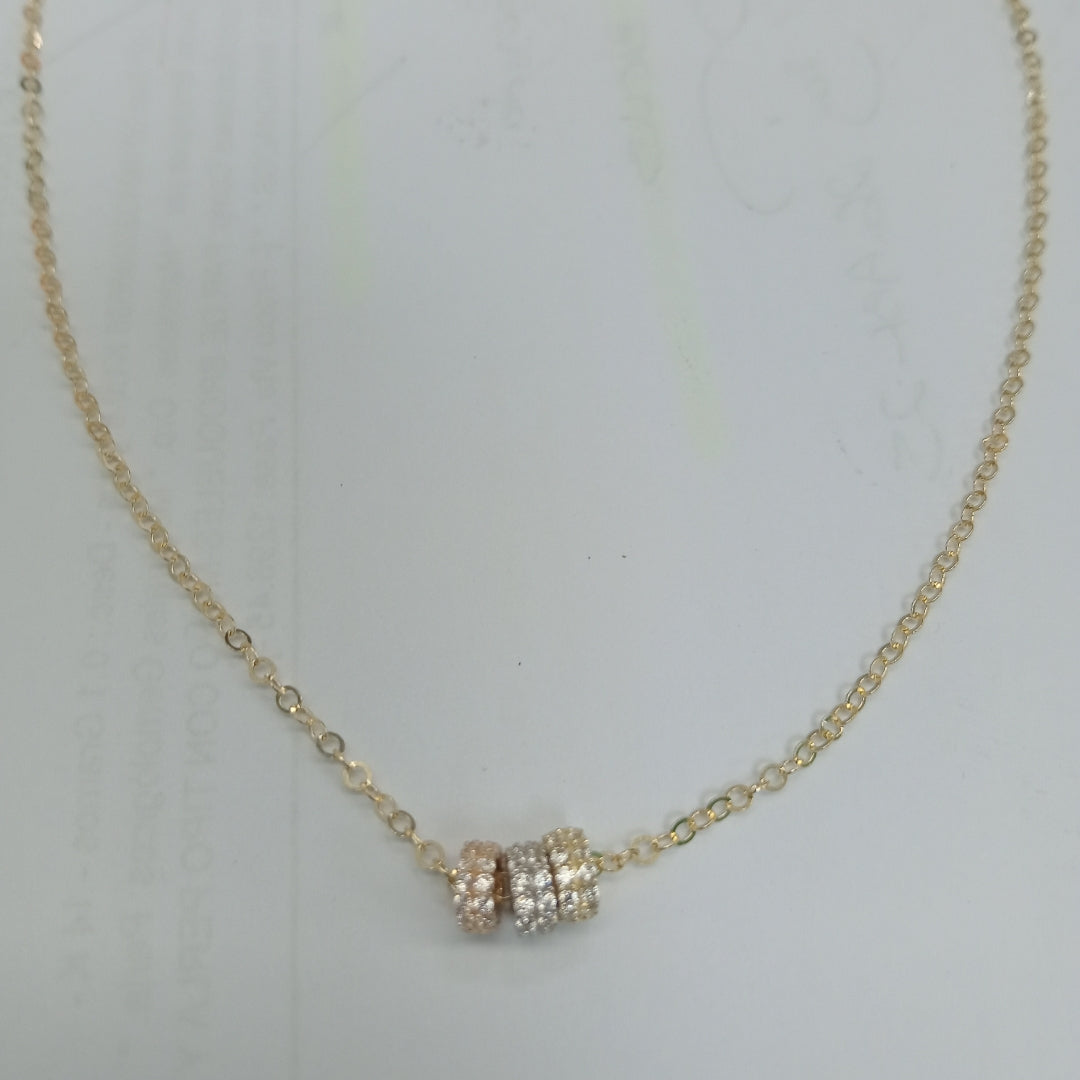 GARGANTILLAS ORO 14K 2.7 (NUEVO)