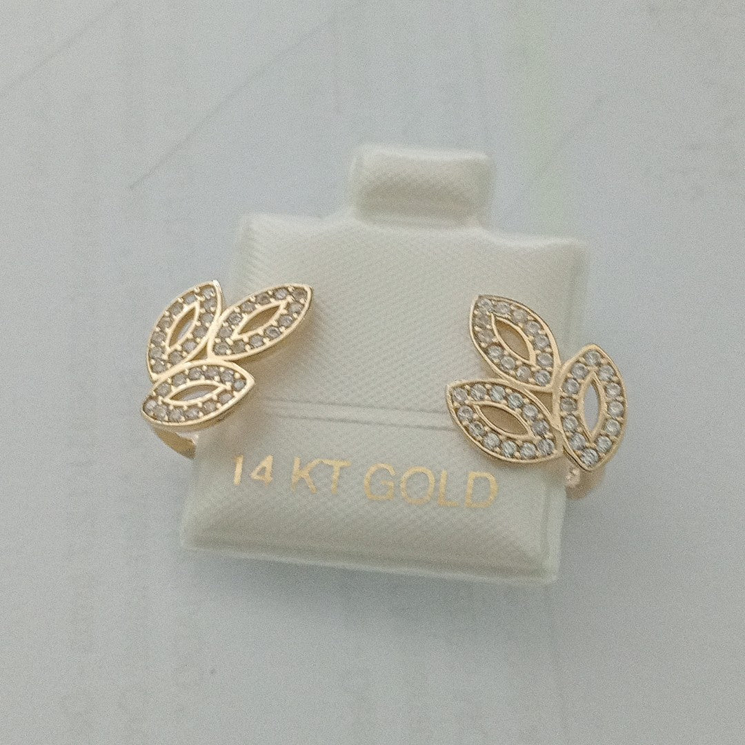 BROQUELES ORO 14K 2.4 (NUEVO)
