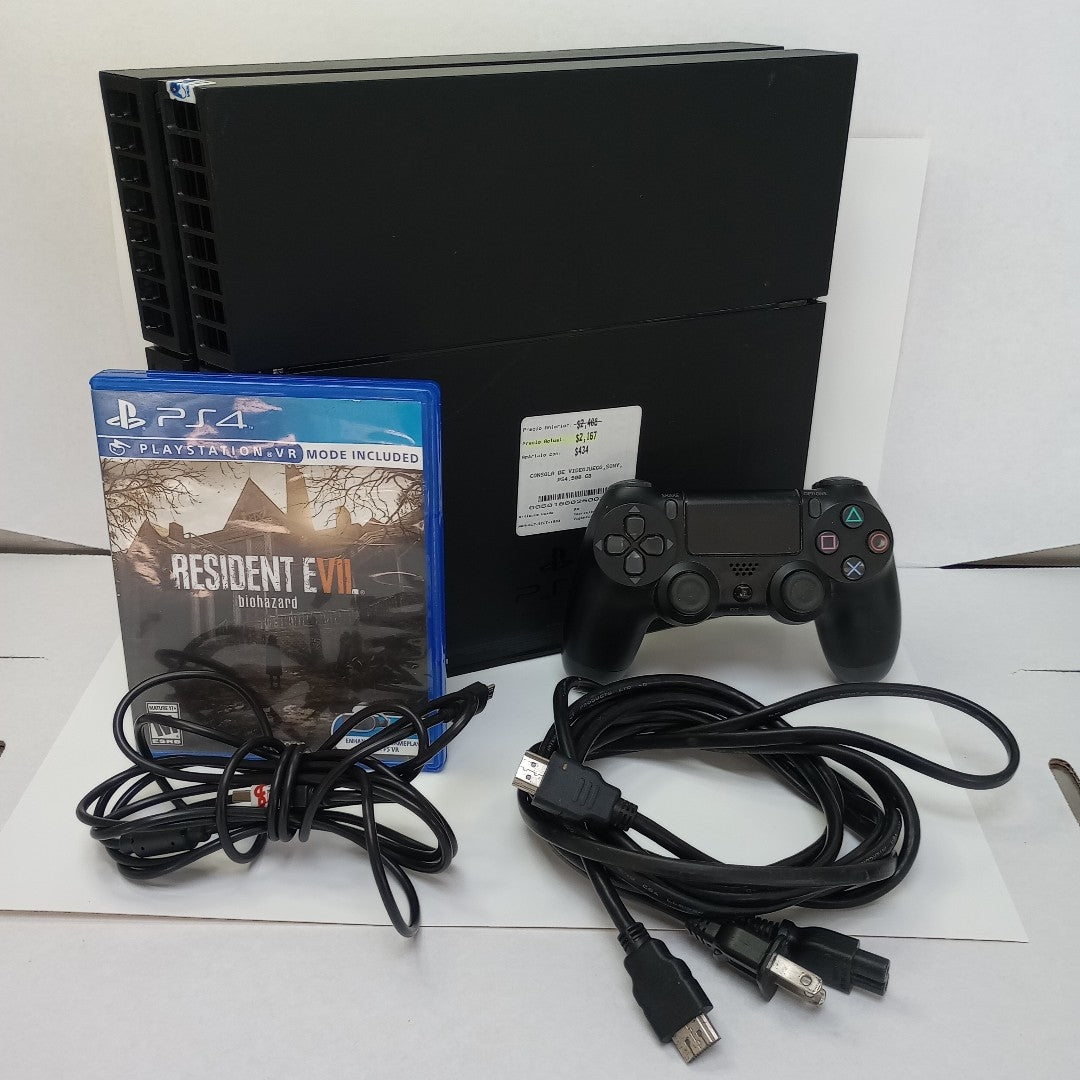CONSOLA DE VIDEOJUEGO SONY PS4 500 GB  (SEMINUEVO)