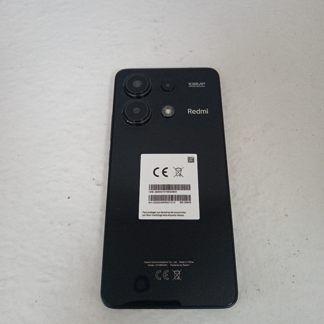 CELULAR XIAOMI REDMI NOTE 13 23129RA5FL (2024) 256 GB 8 GB RAM (SEMINUEVO)