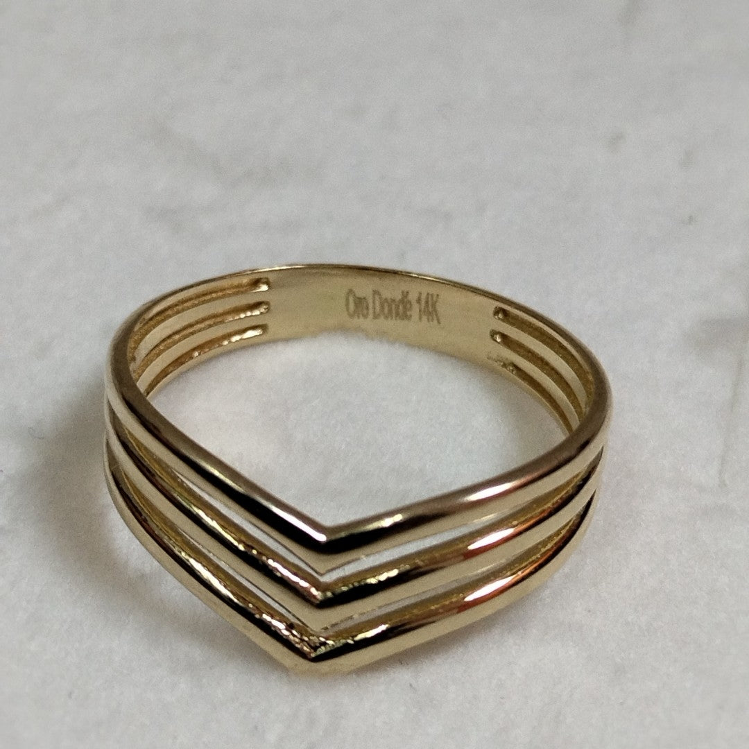 ANILLOS DAMA ORO 14K 2 (NUEVO)