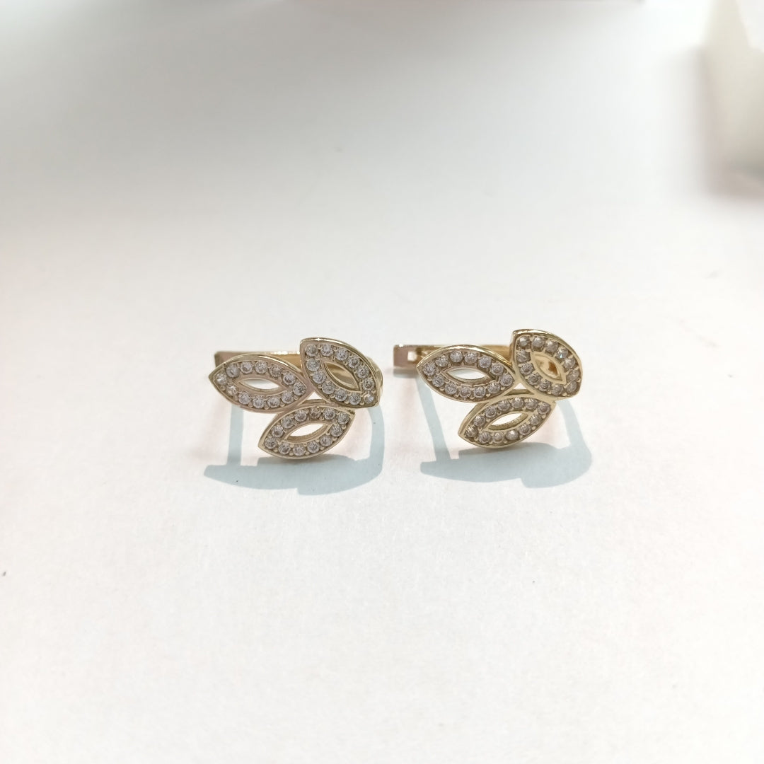 BROQUELES ORO 14K 2.5 (NUEVO)