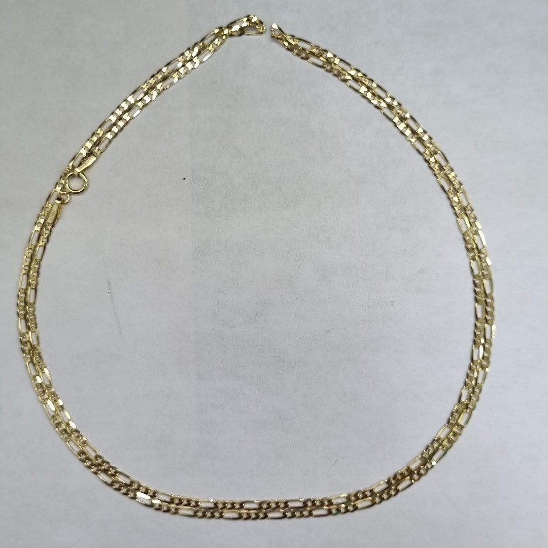 CADENAS CARTIER 3*1 AMARILLA ORO 14K 3.6 (NUEVO)