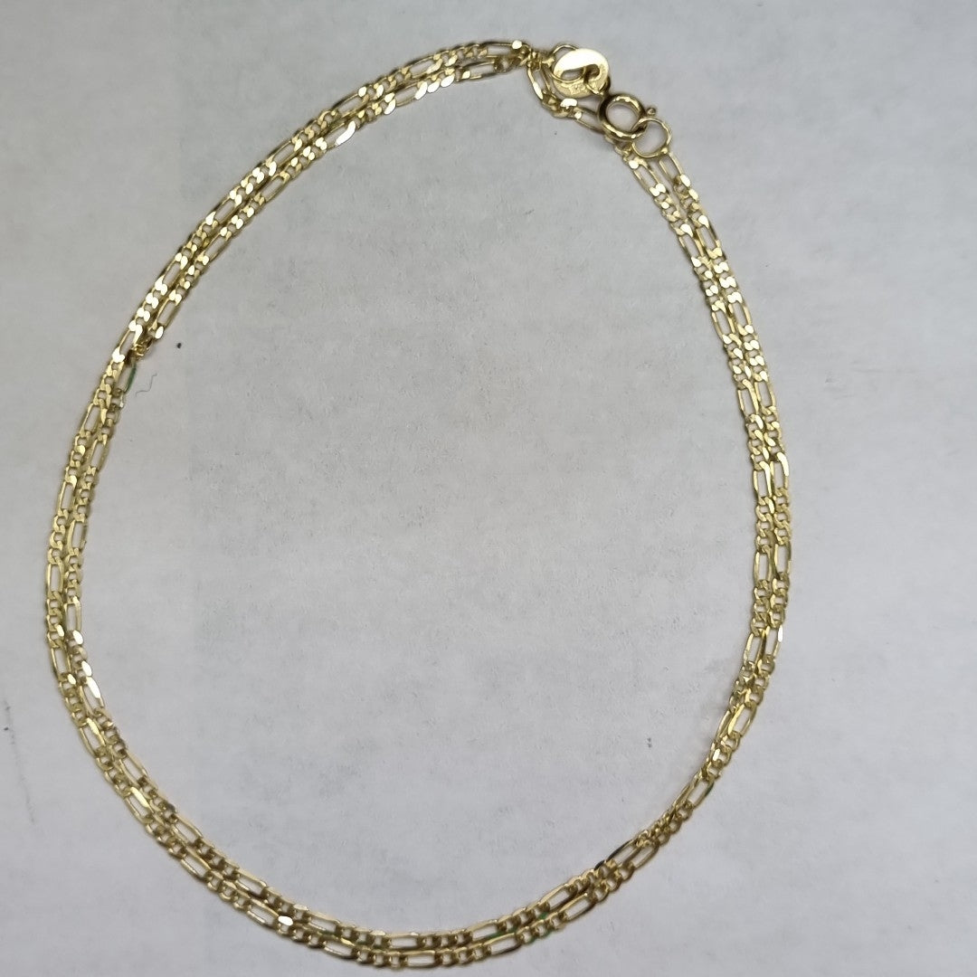 CADENAS CARTIER 3*1 AMARILLA ORO 14K 1.7 (NUEVO)