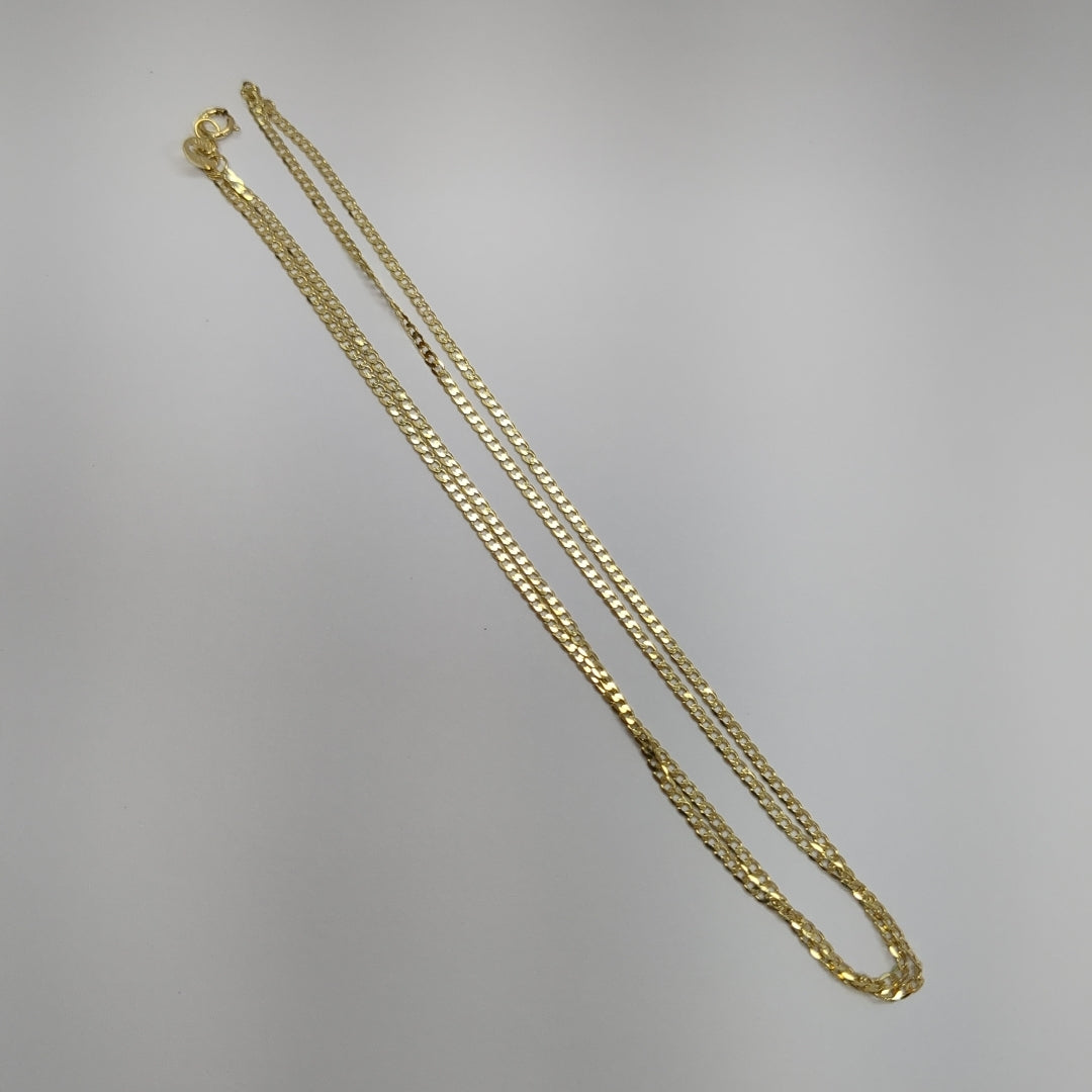 CADENAS BARBADA AMARILLA ORO 14K 3 (NUEVO)