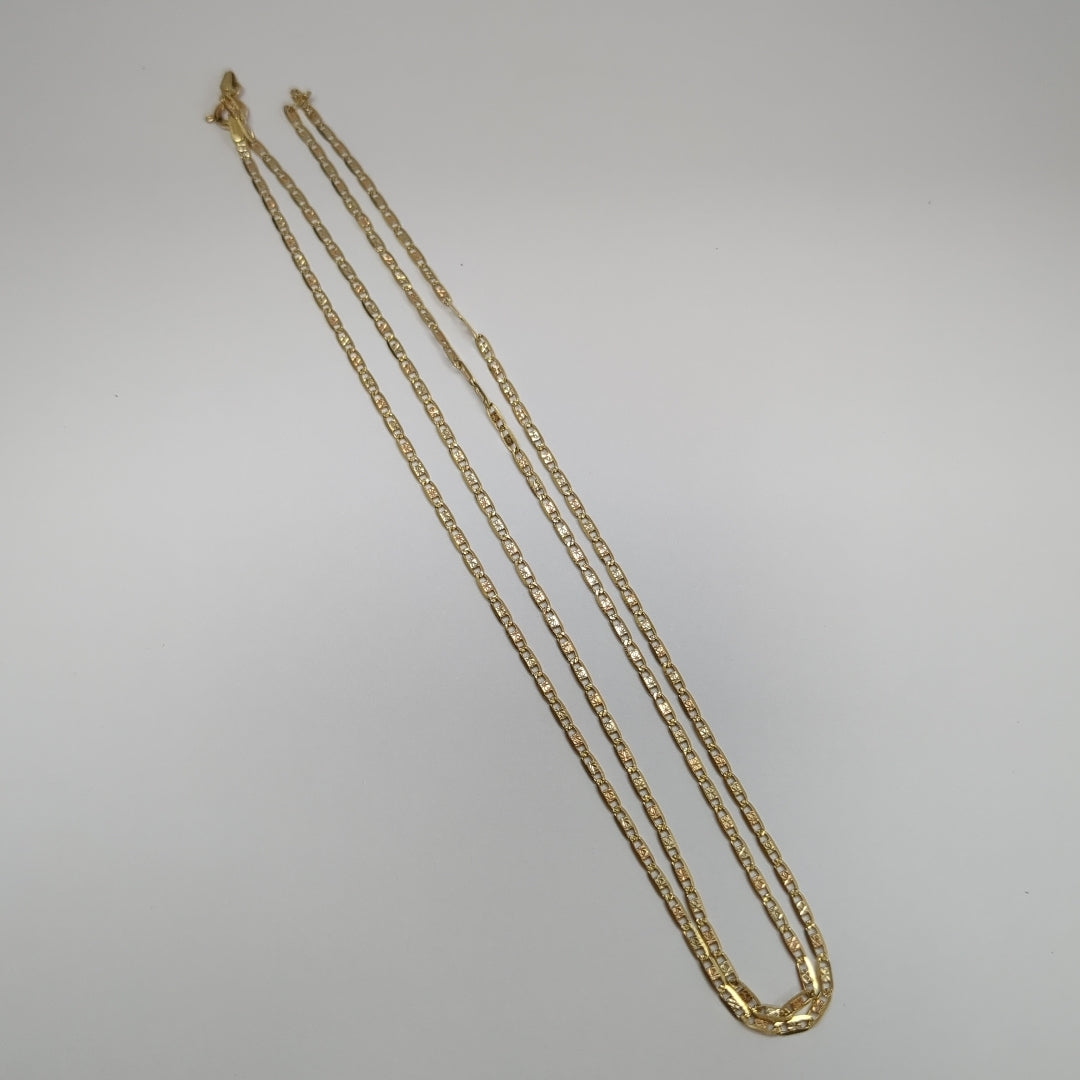 CADENAS VALENTINA/ESPEJO ORO 14K 3 (NUEVO)
