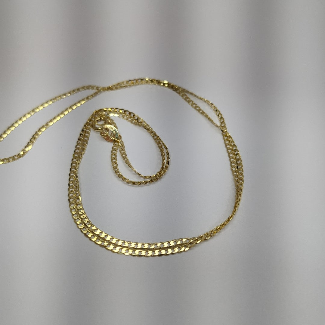 CADENAS BARBADA AMARILLA ORO 14K 1.8 (NUEVO)