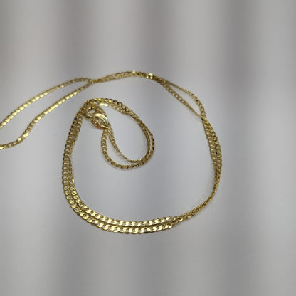CADENAS BARBADA AMARILLA ORO 14K 1.8 (NUEVO)