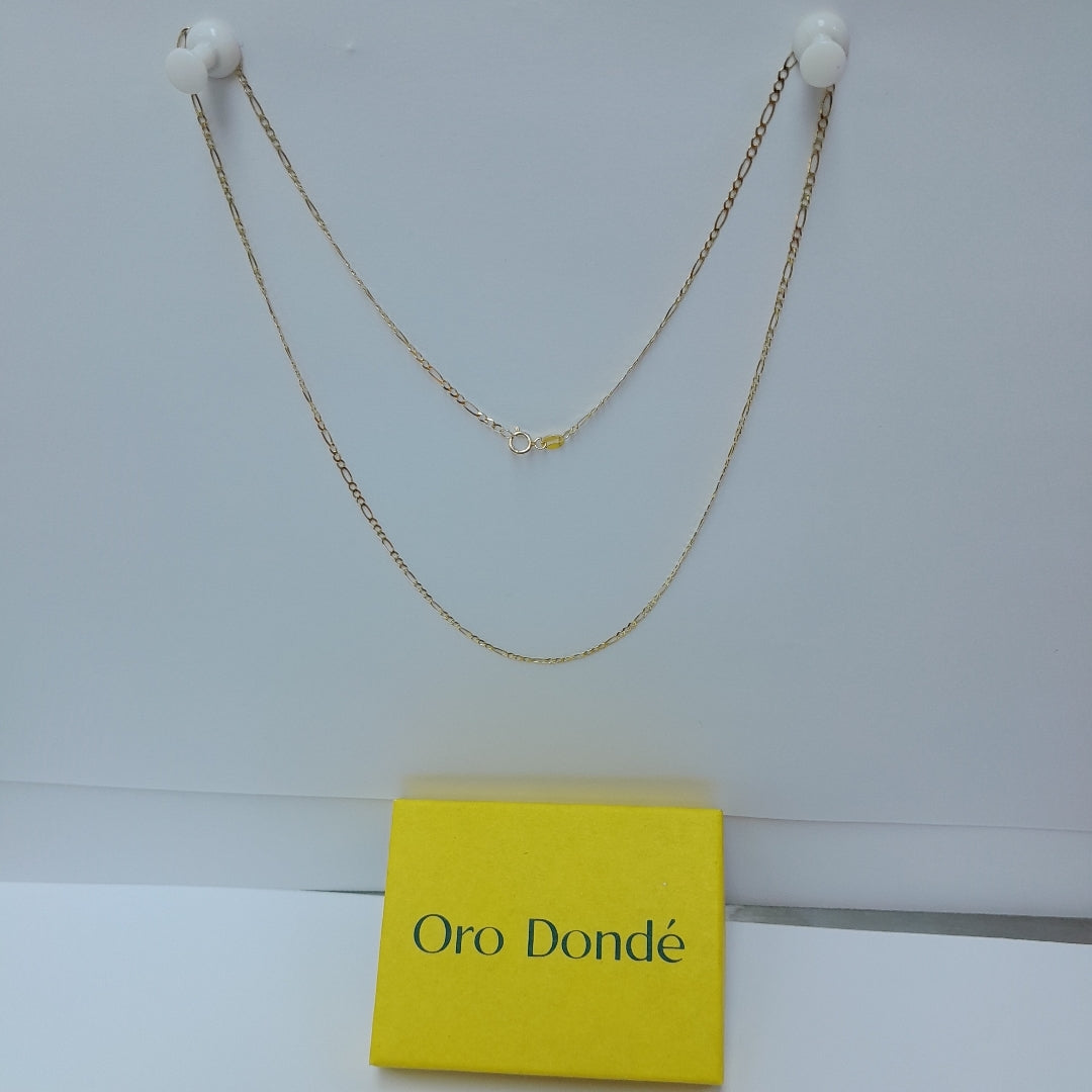 CADENAS CARTIER 3*1 AMARILLA ORO 10K 1.5 (NUEVO)