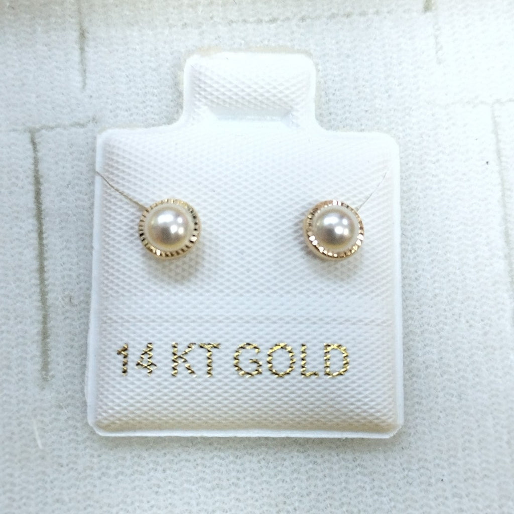 BROQUELES ORO 14K 1 (NUEVO)