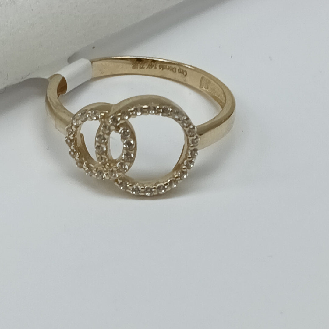 ANILLOS DAMA ORO 14K 2 (NUEVO)