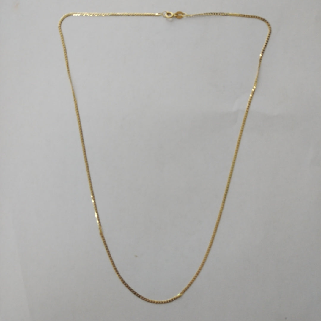 CADENAS BARBADA AMARILLA ORO 14K 1.7 (NUEVO)