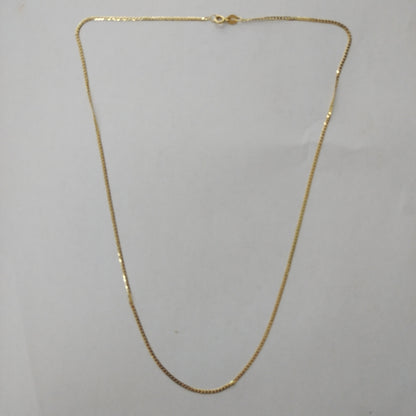 CADENAS BARBADA AMARILLA ORO 14K 1.7 (NUEVO)