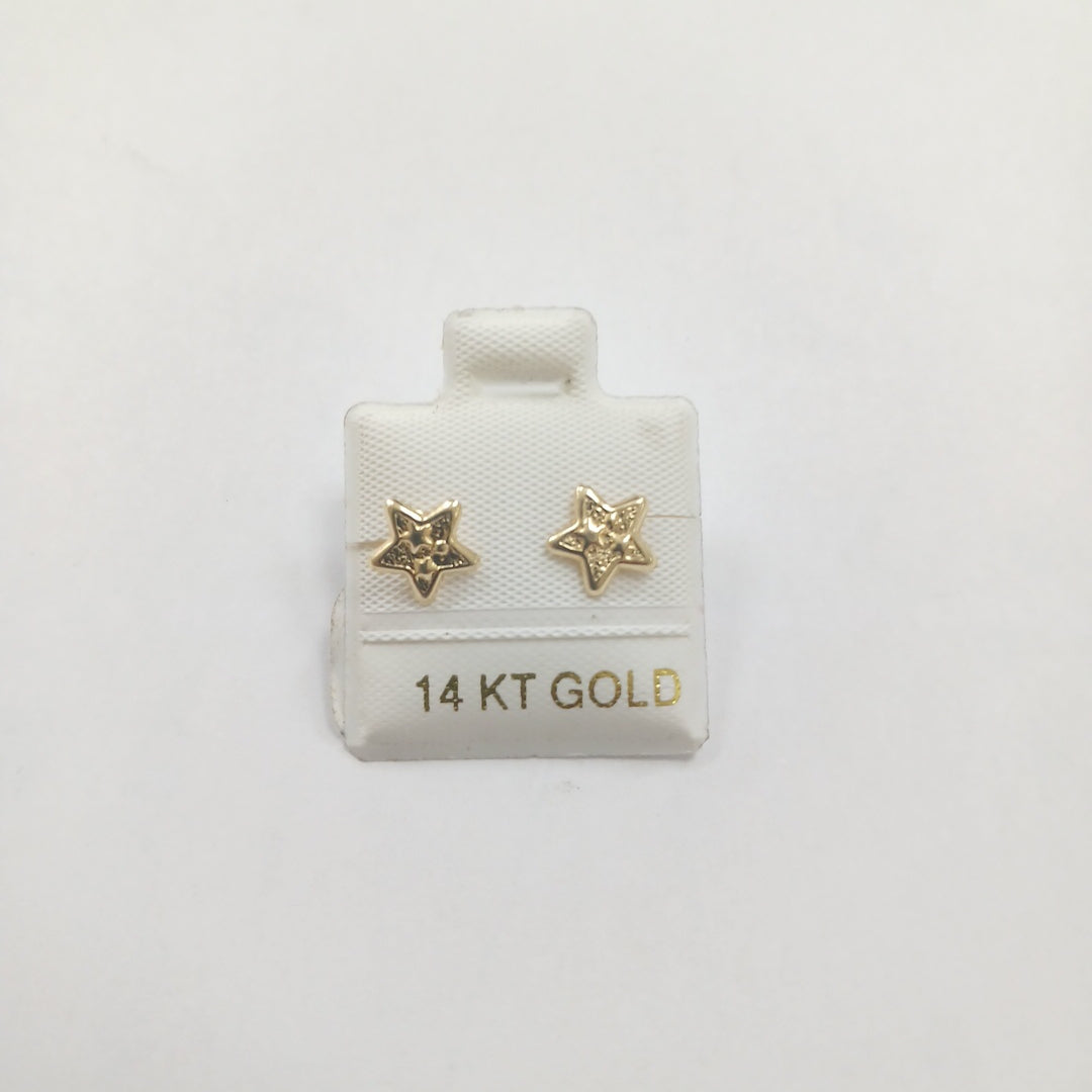 BROQUELES ORO 14K 1 (NUEVO)