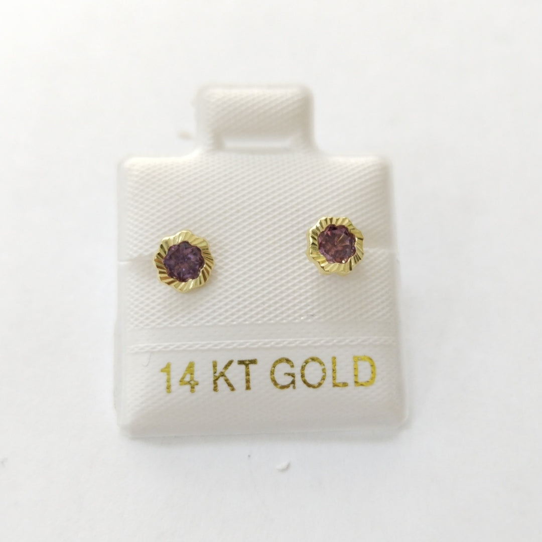 BROQUELES ORO 14K 1 (NUEVO)