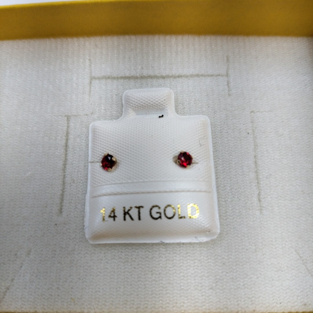 BROQUELES ORO 14K 1 (NUEVO)