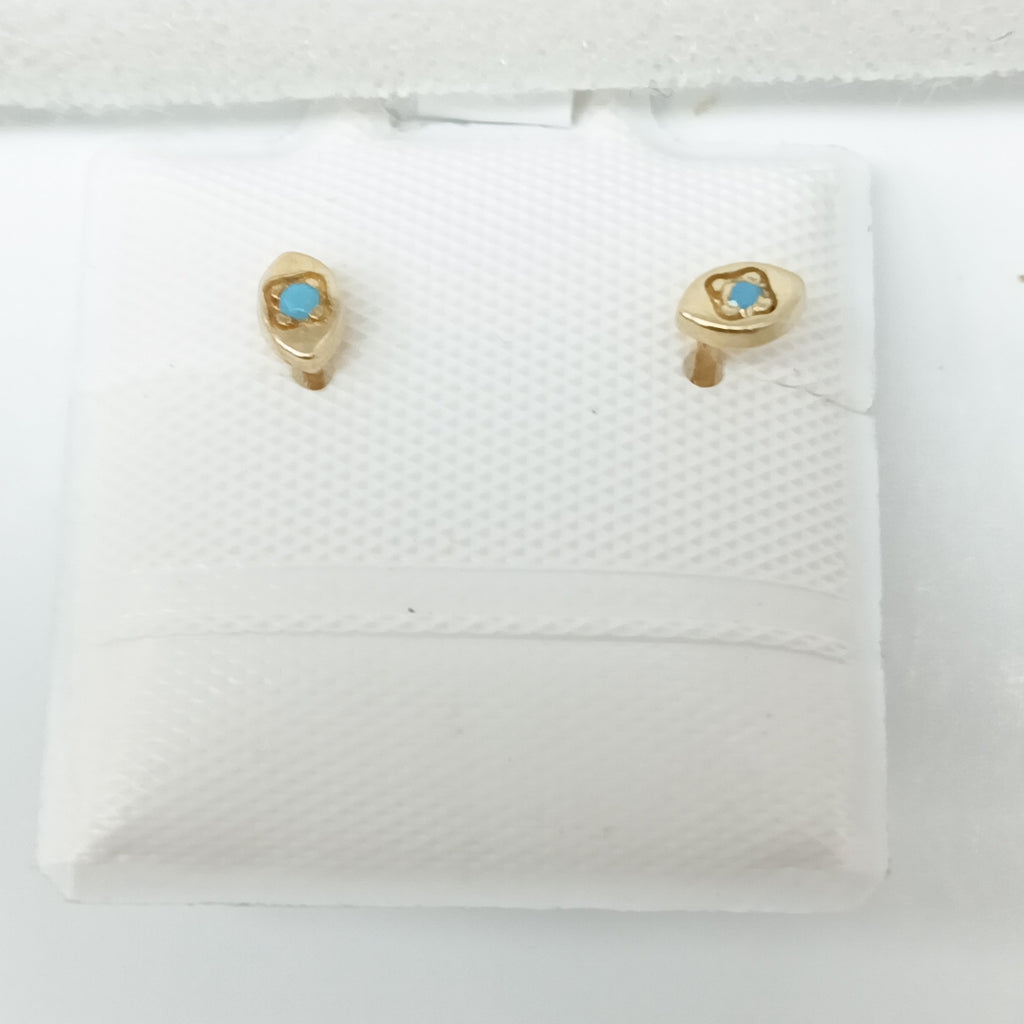 BROQUELES ORO 14K 1 (NUEVO)