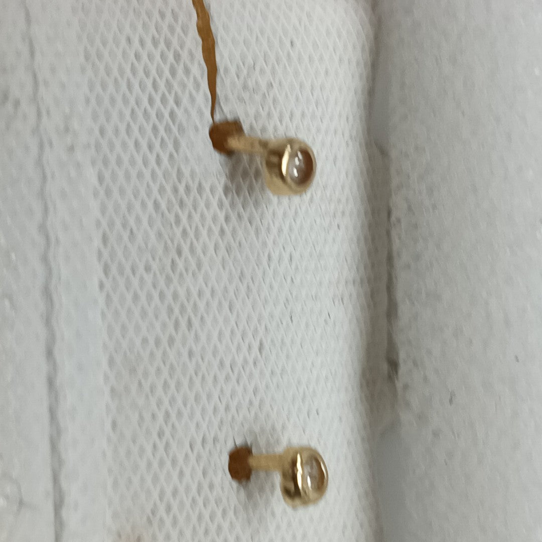 BROQUELES ORO 14K 1 (NUEVO)