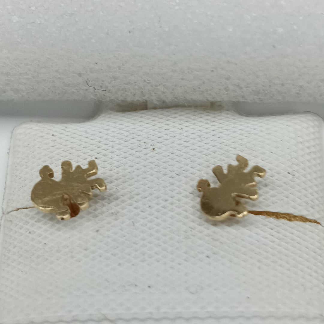 BROQUELES ORO 14K 1 (NUEVO)