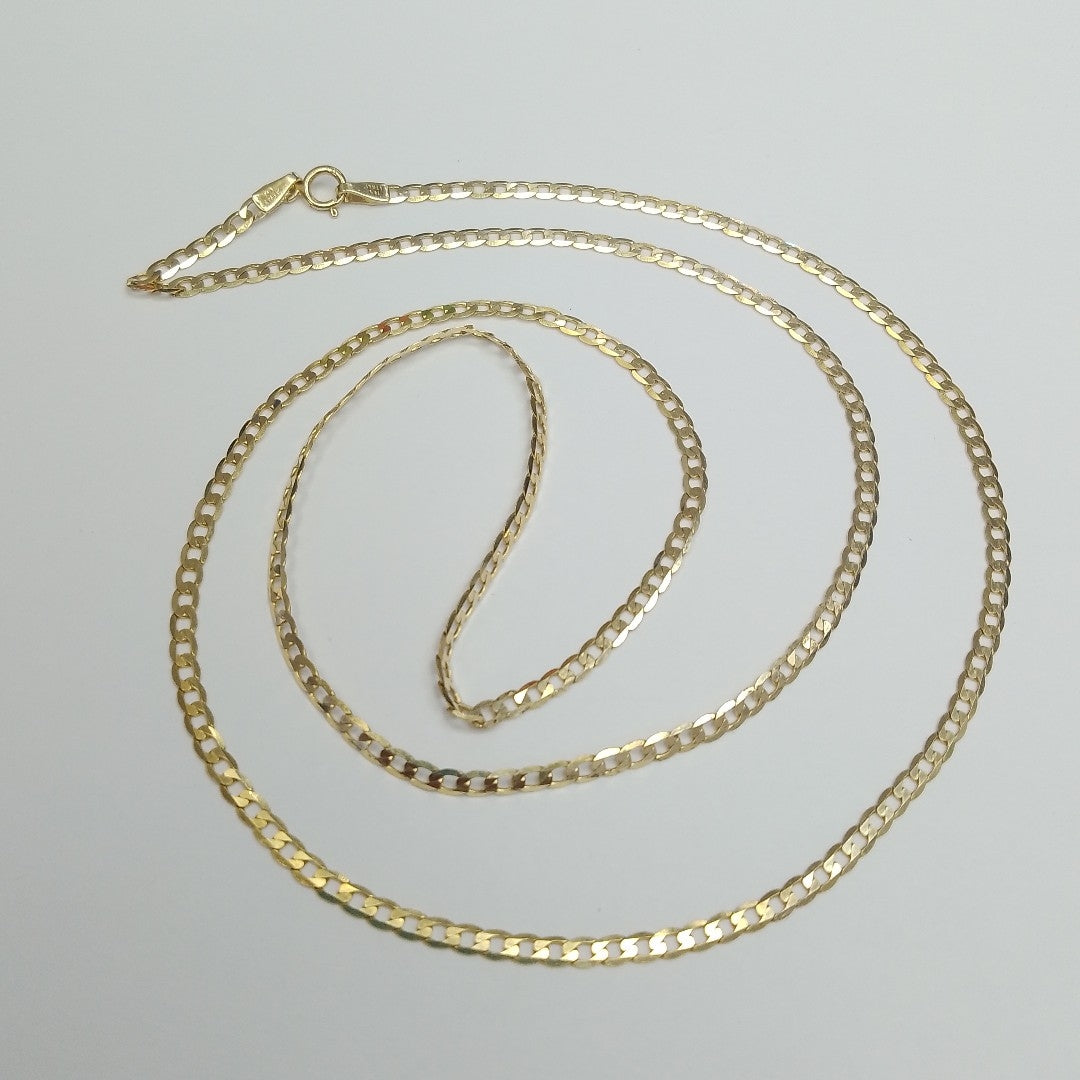 CADENAS BARBADA AMARILLA ORO 14K 4.3 (NUEVO)