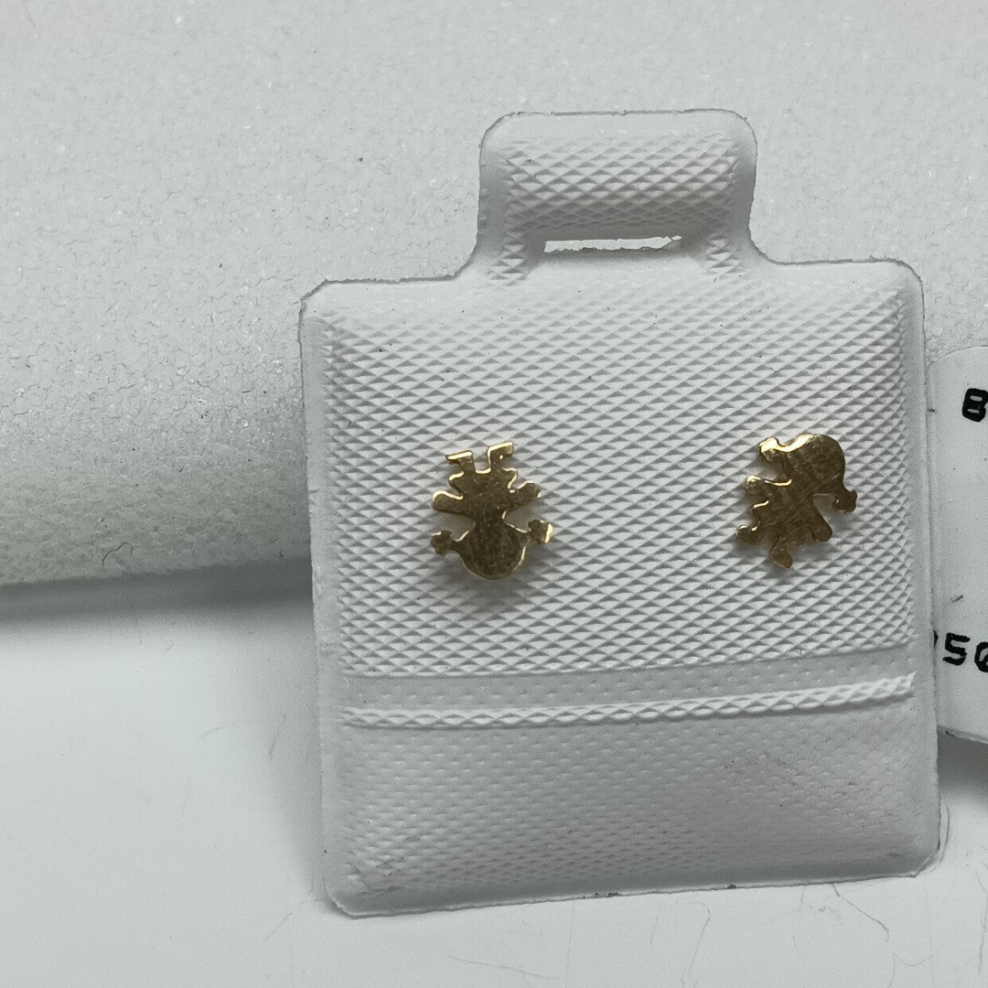 BROQUELES ORO 14K 1 (NUEVO)
