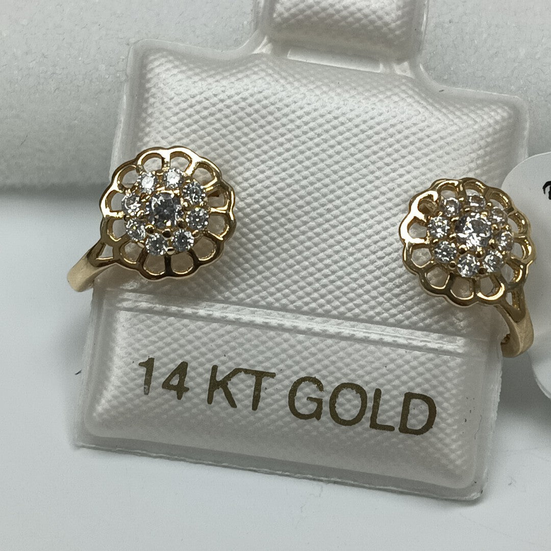 BROQUELES ORO 14K 1.1 (NUEVO)