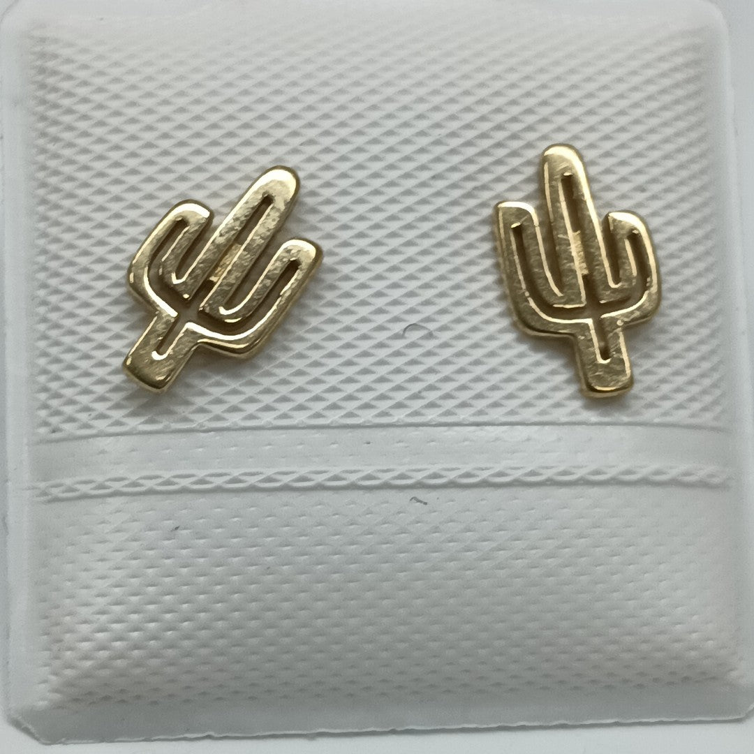 10029BRO00000A1402 FRD11 BROQUEL DE CACTUS ORO 10K 0.9GRS (NUEVO)