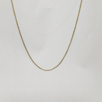 CADENAS BARBADA DIAMANTADA ORO 14K 3.4 (NUEVO)