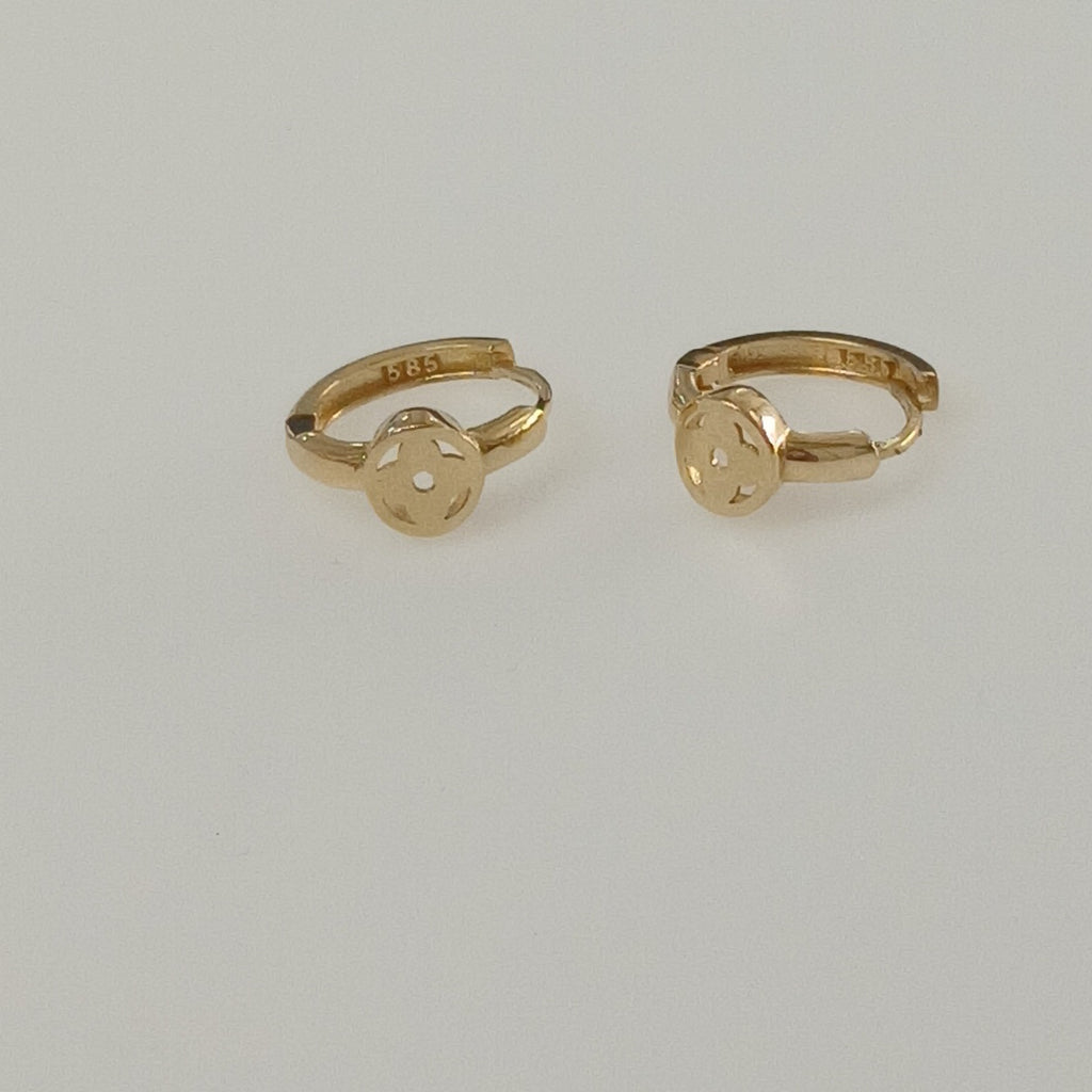 HUGGIES ORO 14K 2.1 (NUEVO)