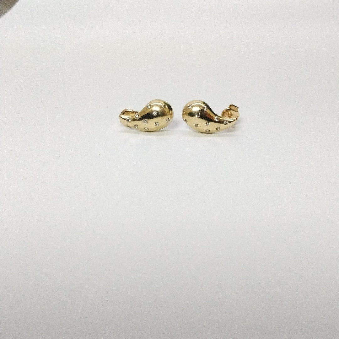 BROQUELES ORO 14K 2 (NUEVO)