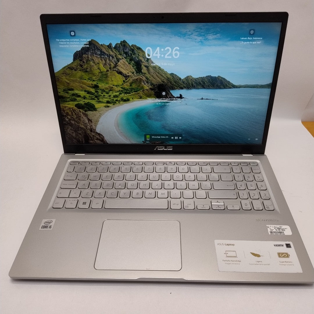 LAPTOP ASUS X515JA-BQ2768W (2022) 256 GB SSD 8 GB RAM (SEMINUEVO)