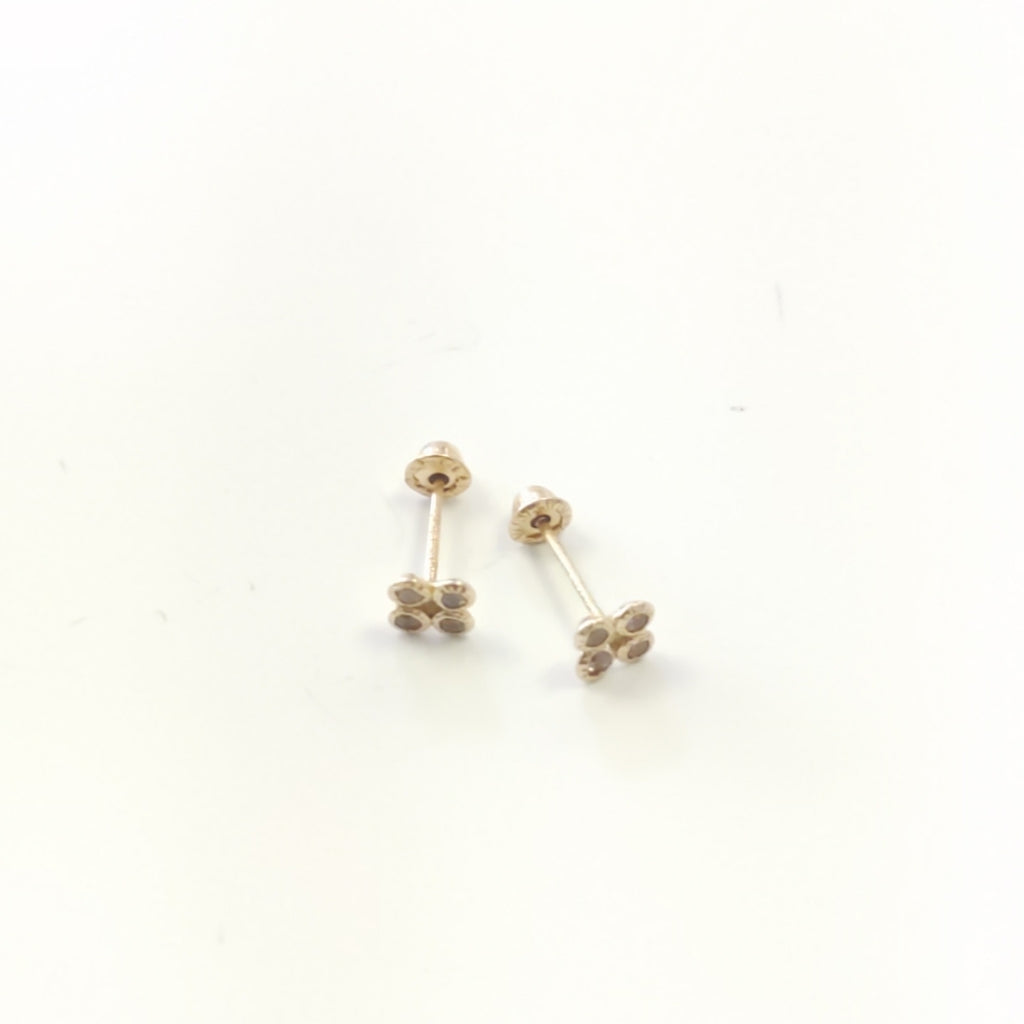 BROQUELES ORO 14K 1 (NUEVO)