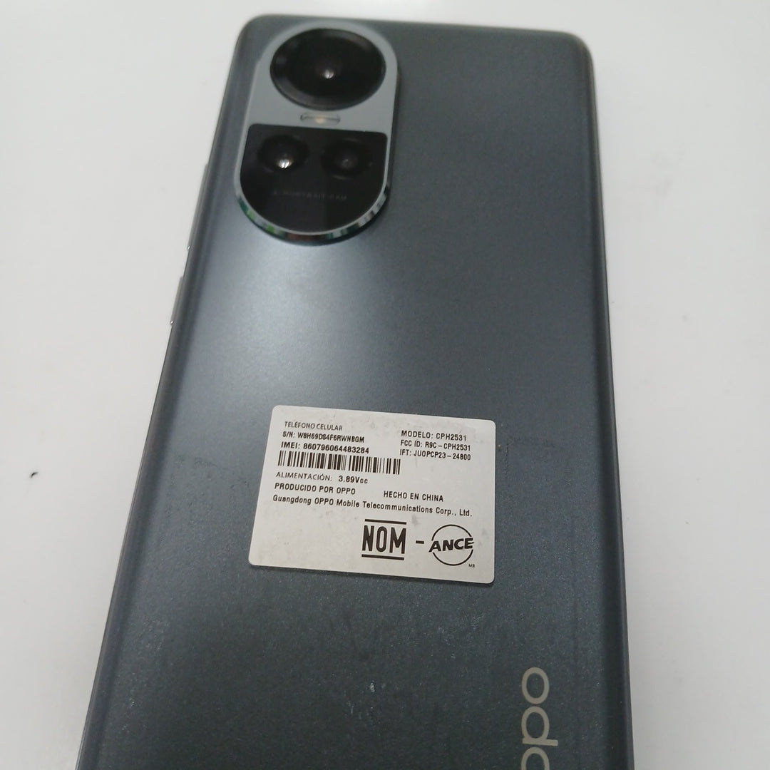 CELULAR OPPO  RENO10 5G CPH2531 (2023) 256 GB 8 GB RAM (SEMINUEVO)