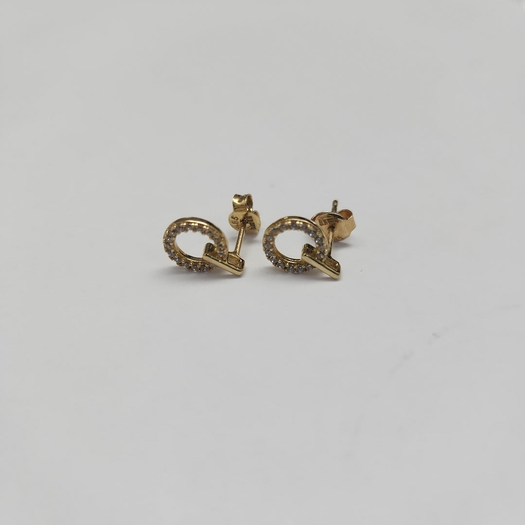 BROQUELES ORO 14K 1.5 (NUEVO)