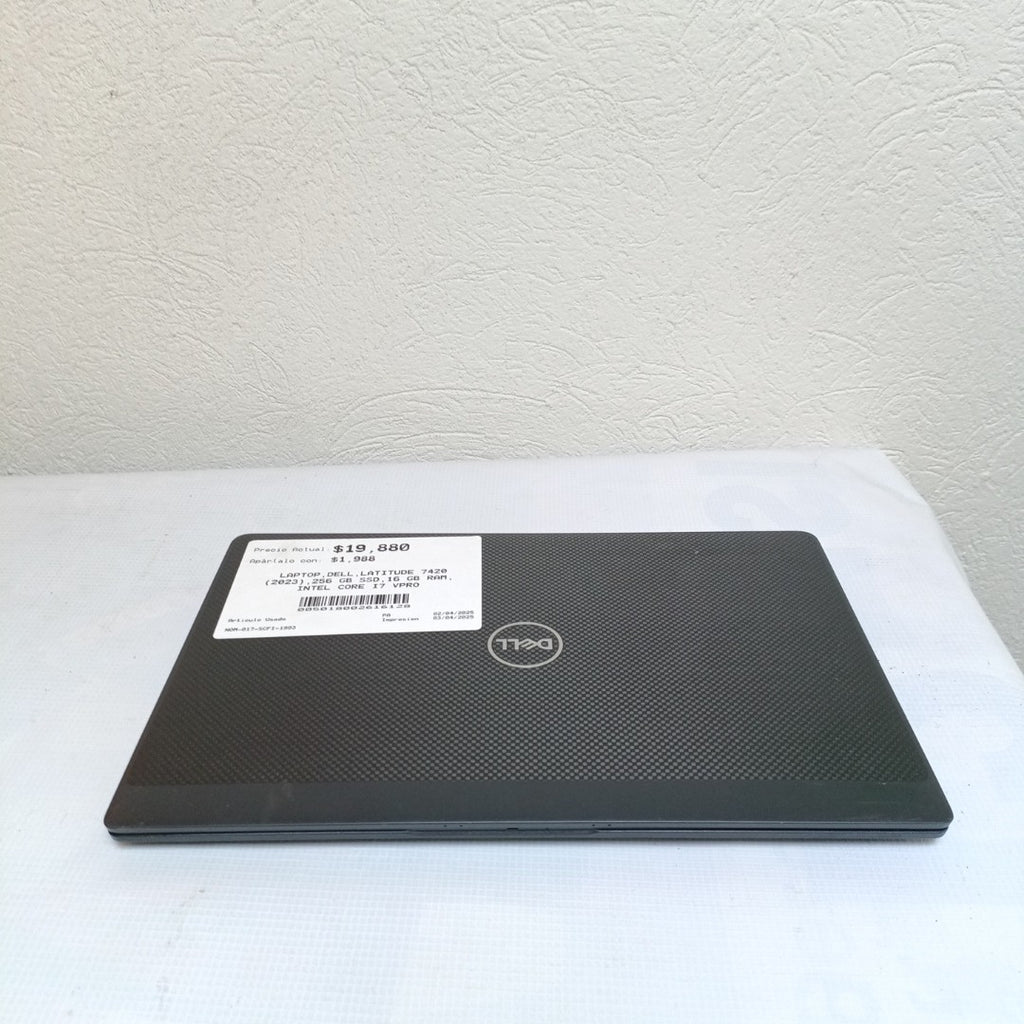 LAPTOP DELL LATITUDE 7420 (2023) 256 GB SSD 16 GB RAM (SEMINUEVO)