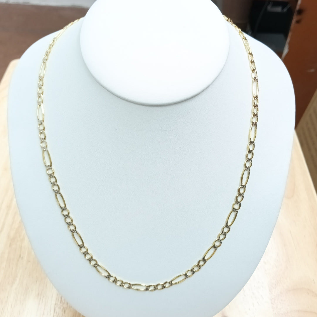 CADENAS CARTIER 3*1 DIAMANTADA ORO 14K 16.4 (NUEVO)