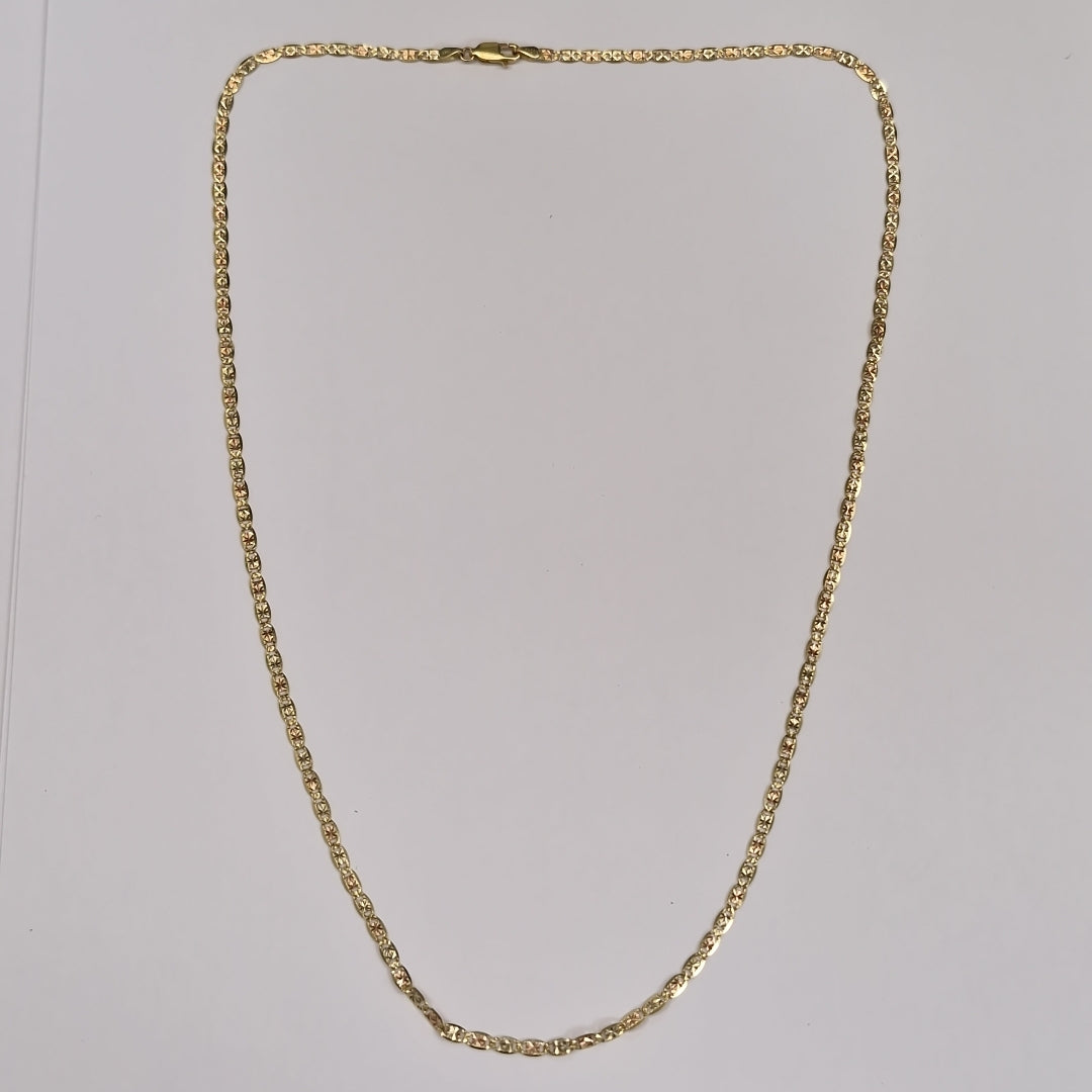 CADENAS VALENTINA/ESPEJO ORO 14K 5.7 (NUEVO)