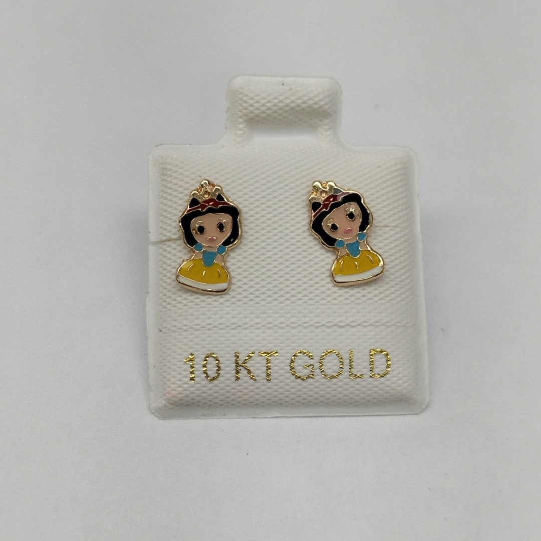 BROQUELES ORO 10K 1 (NUEVO)