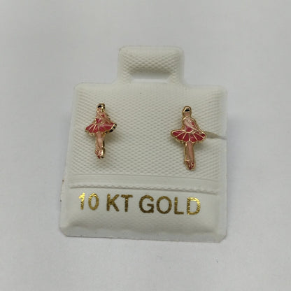 BROQUELES ORO 10K 1 (NUEVO)