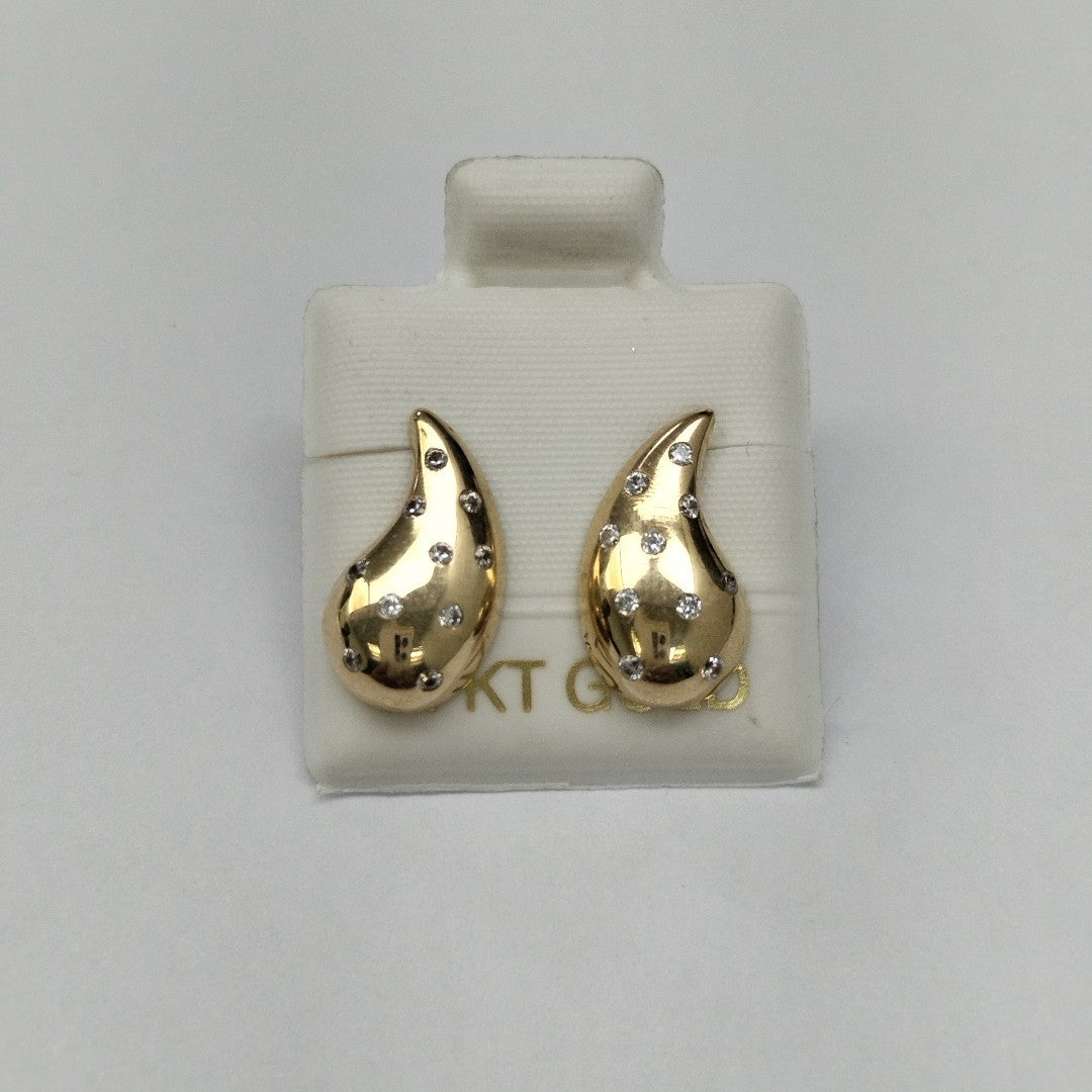 BROQUELES ORO 14K 2 (NUEVO)