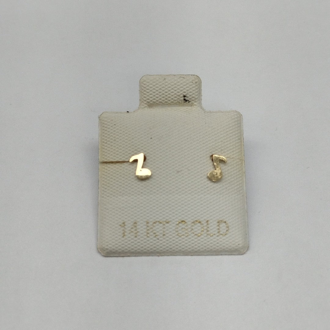 BROQUELES ORO 14K 1 (NUEVO)