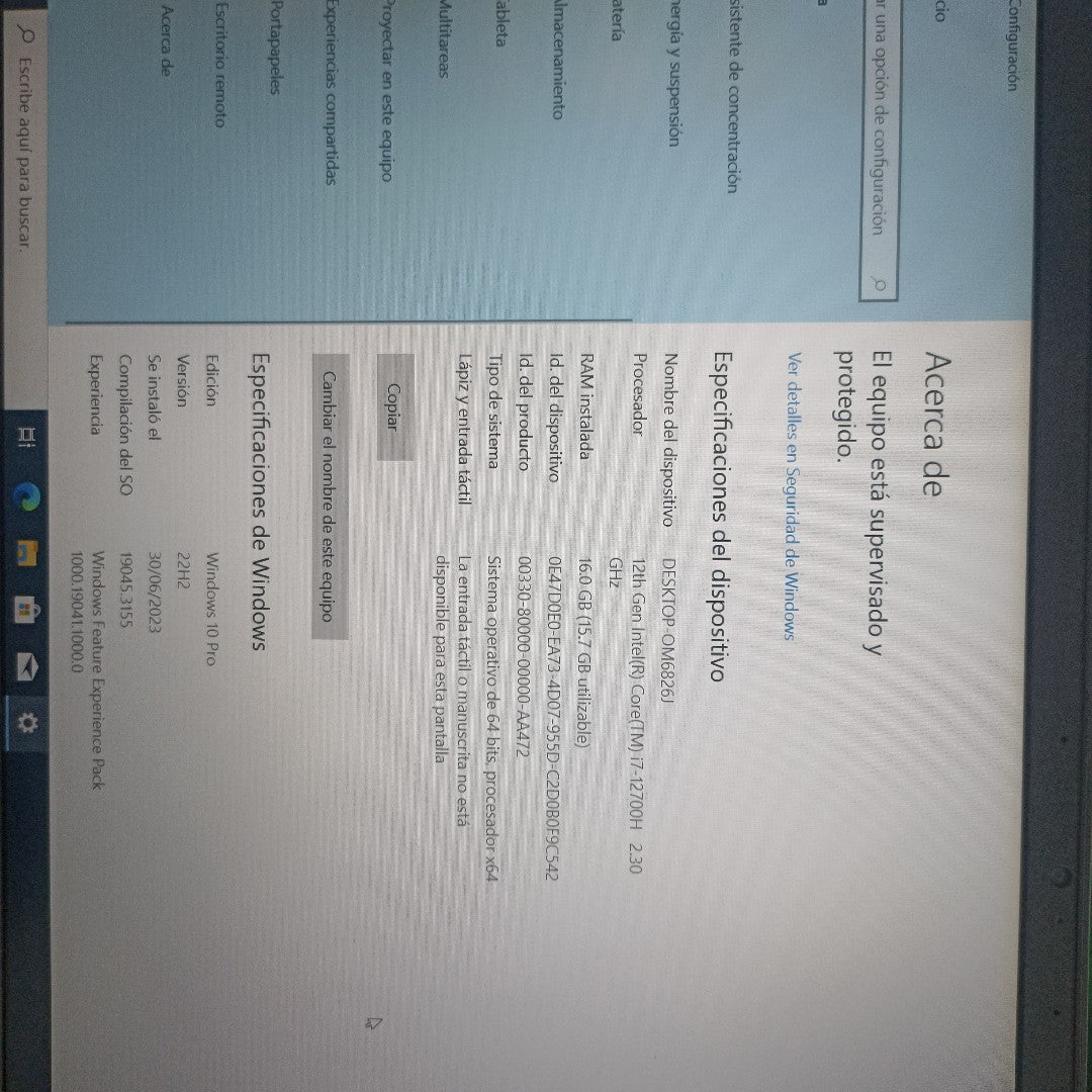 LAPTOP DELL G15 5520 (2022) 512 GB SSD 16 GB RAM (SEMINUEVO)