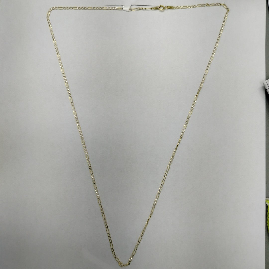 CADENAS CARTIER 3*1 DIAMANTADA ORO 14K 3.6 (NUEVO)