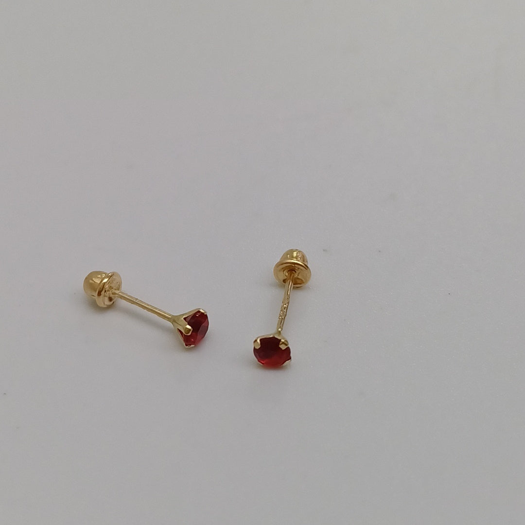 BROQUELES ORO 14K 1 (NUEVO)