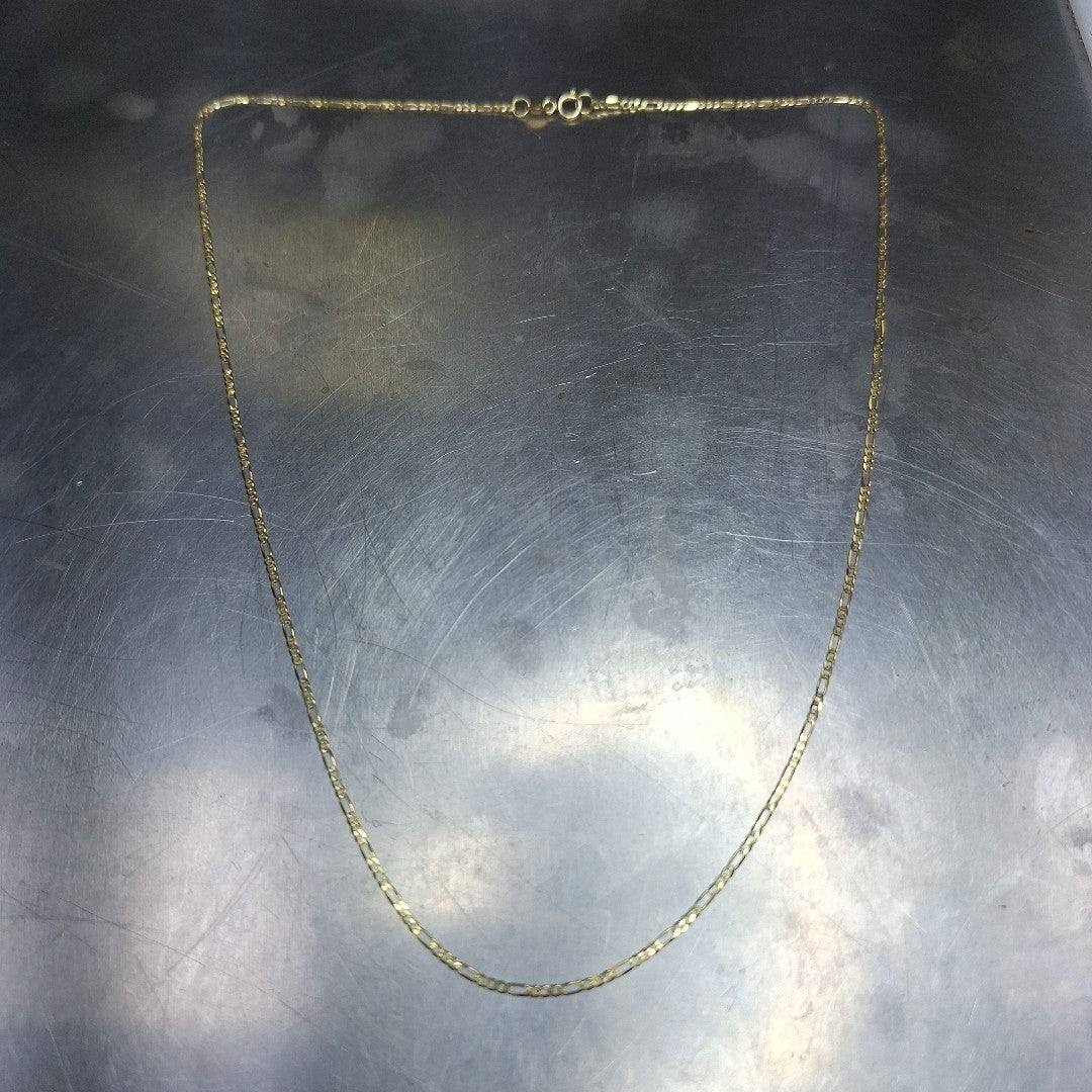 CADENAS CARTIER 3*1 AMARILLA ORO 14K 1.9 (NUEVO)