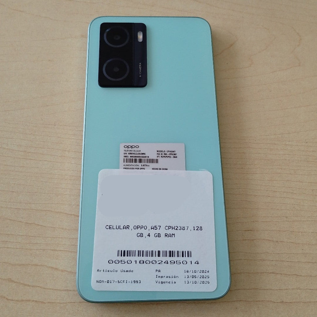 CELULAR OPPO  A57 CPH2387 128 GB 4 GB RAM