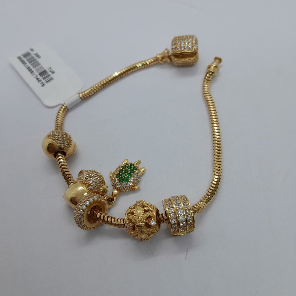 PULSERA CHARM ORO 14K 16.4 (NUEVO)