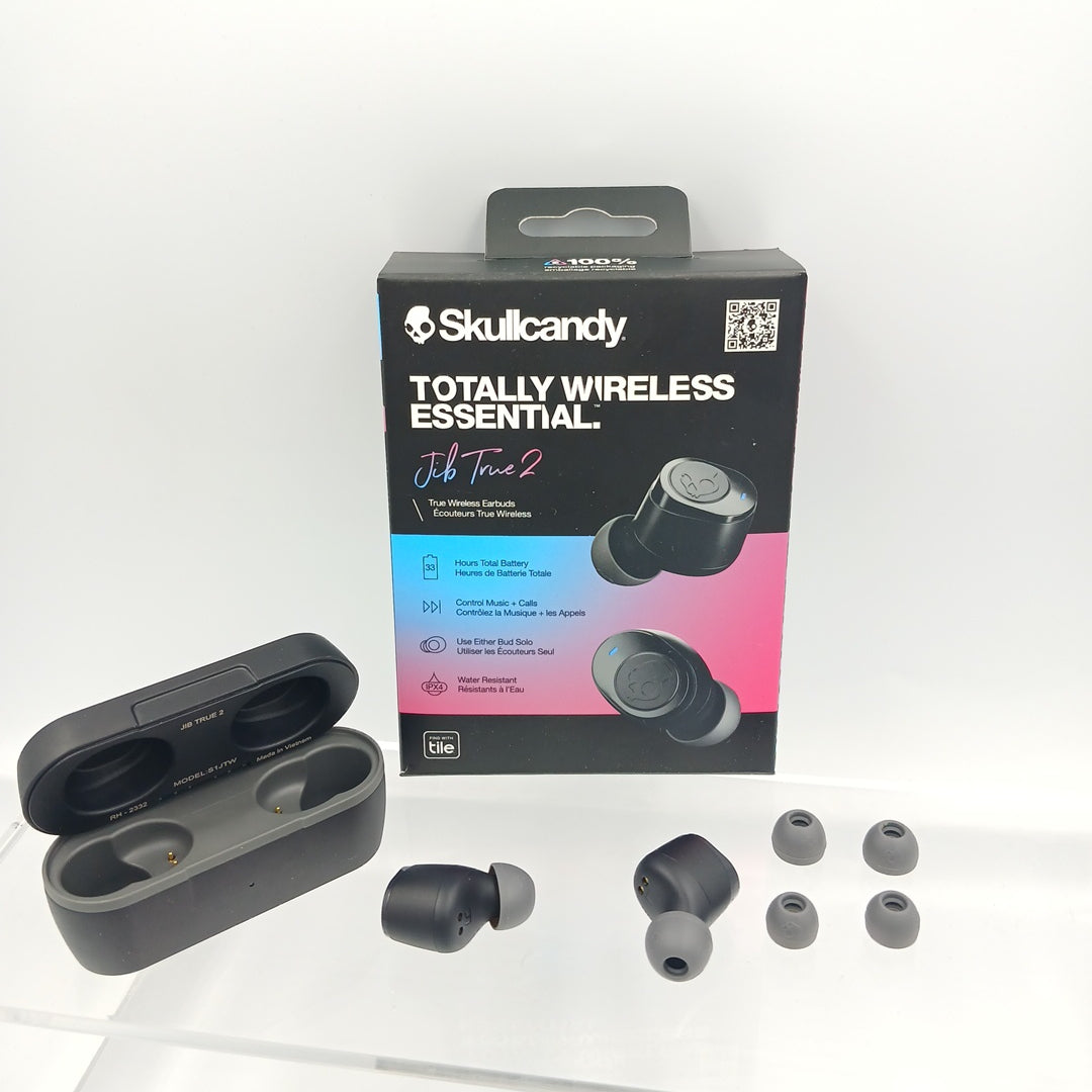 AUDIFONOS SKULLCANDY JIB TRUE XT 2 S1JTM INALAMBRICO IN EAR (SEMINUEVO)